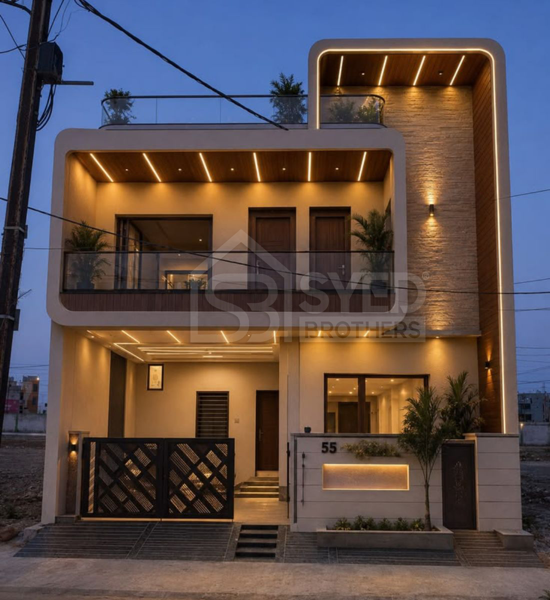 Luxury House Front Design Ideas